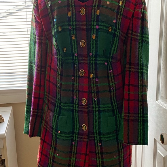 Givengy 2 piece skirt and jacket with embellishment. - Picture 2 of 5